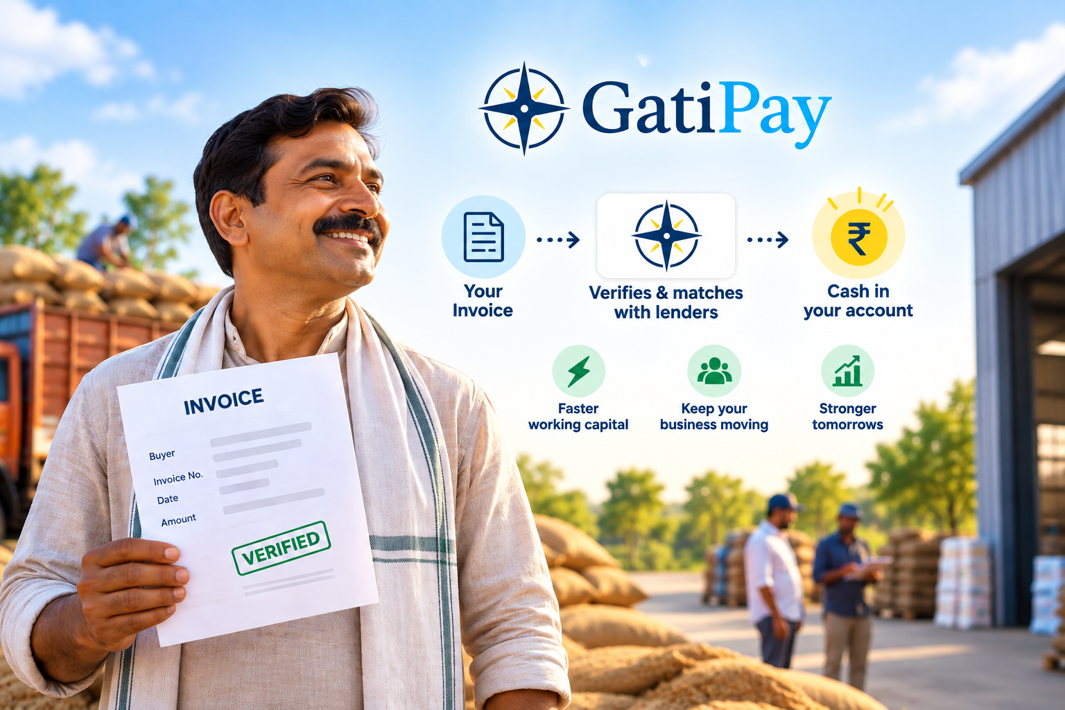 Invoice discounting for MSMEs in India through GatiPay
